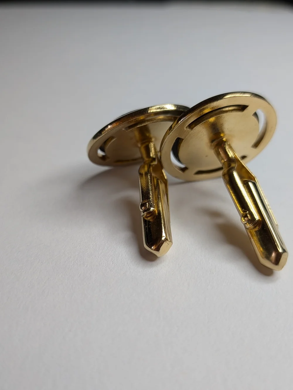 Gold and Silver Roman Coin Cufflinks - Men's Accessories